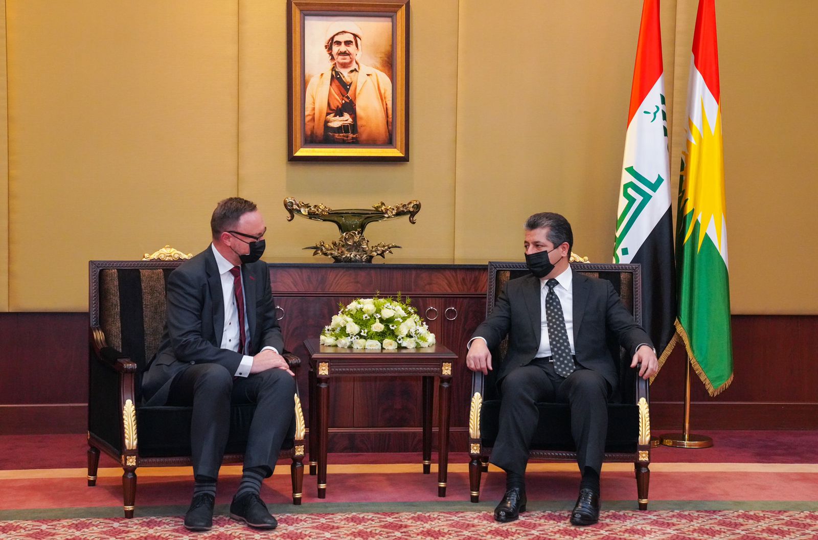 رئيس حكومة إقليم كوردستان يستقبل الرئيس الجديد لفريق التحقيق الدولي بجرائم داعش (یونیتاد)