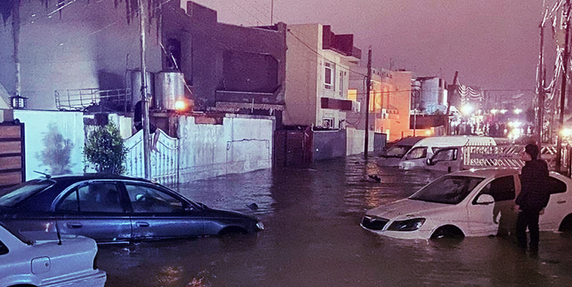 ارتفاع حصيلة ضحايا امطار كردستان الى 13 شخصا
