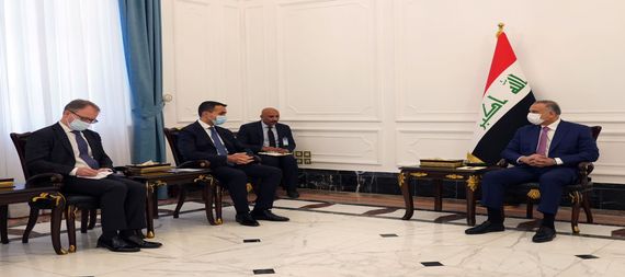 الكاظمي يستقبل وزير الخارجية الايطالي