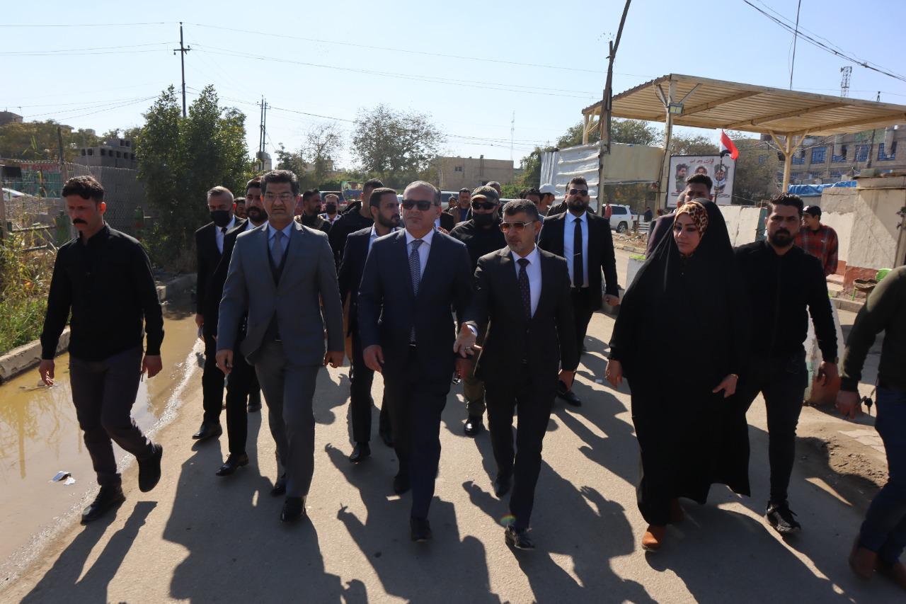 المعمار علاء معن يوجه بفتح وتأهيل شارع الصقلاوية بأتجاه جرف الملح في منطقة الغزالية ببغداد