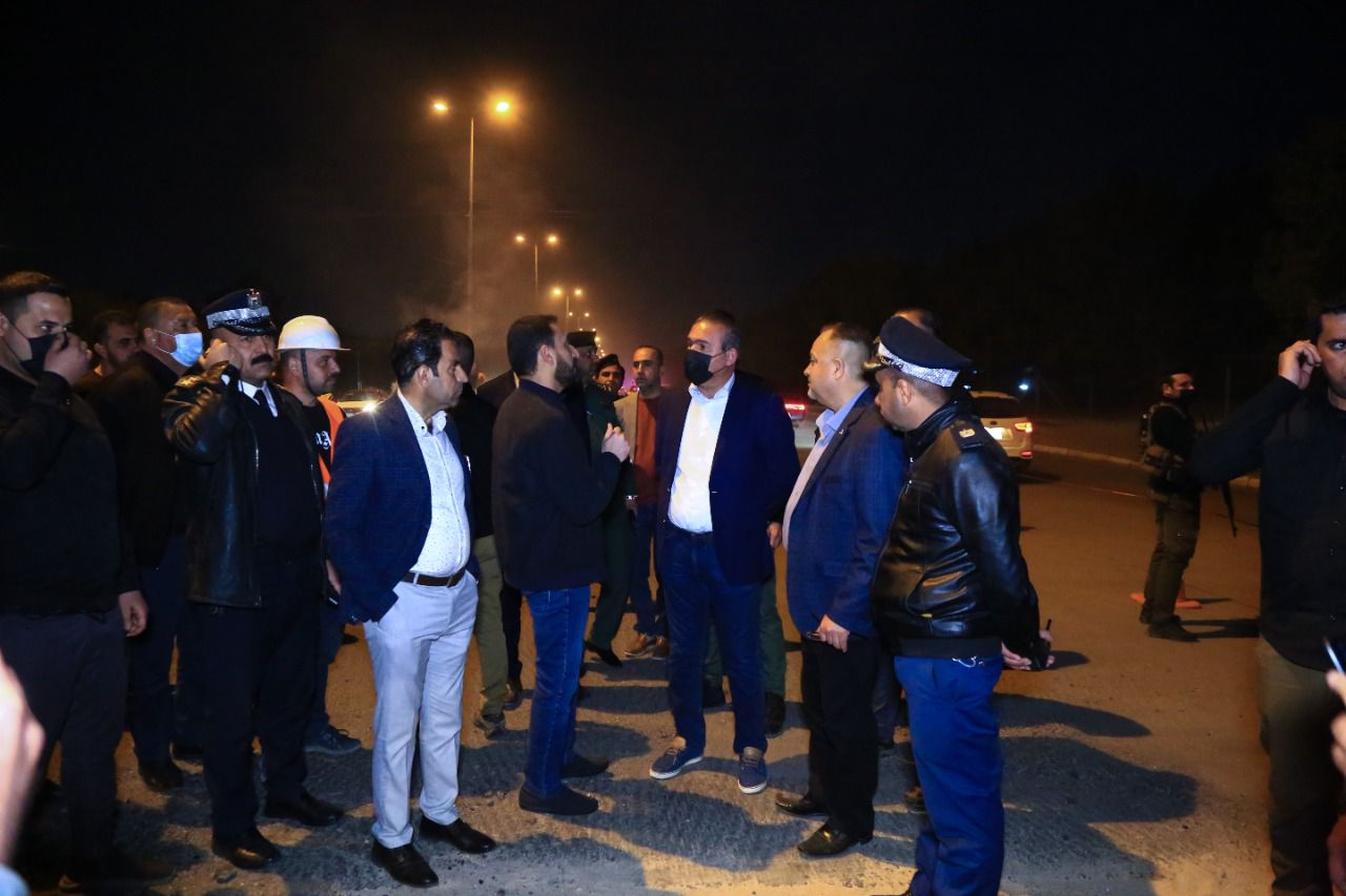 امين بغداد يوجه باكساء شارع ١٤ تموز الاسبوع المقبل مؤكداً بان العمل جار على تأهيله وفق المواصفات الفنية العالية