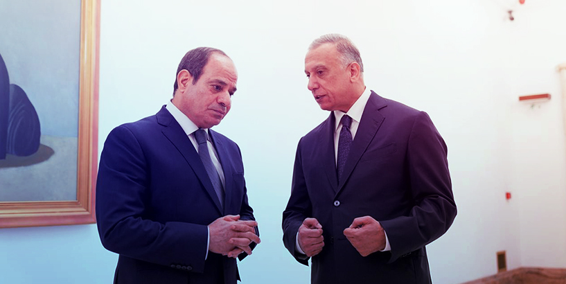 الكاظمي والسيسي يبحثان زيادة التعاون الثنائي
