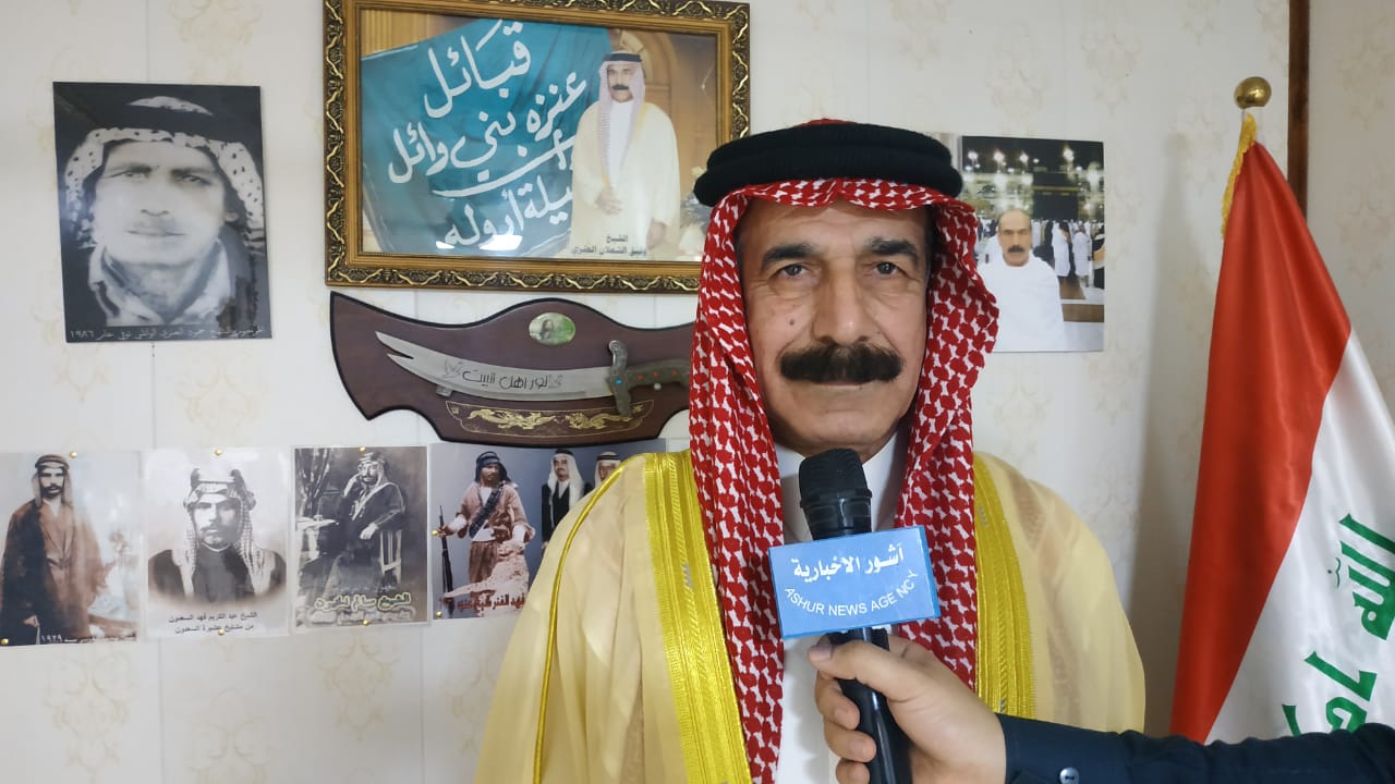 شيخ عام قبائل اروله عنزه… العشيرة هي اساس بناء المجتمع.