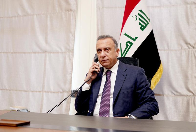 الكاظمي يهنئ نظيره اللبناني بمناسبة نجاح الانتخابات النيابية