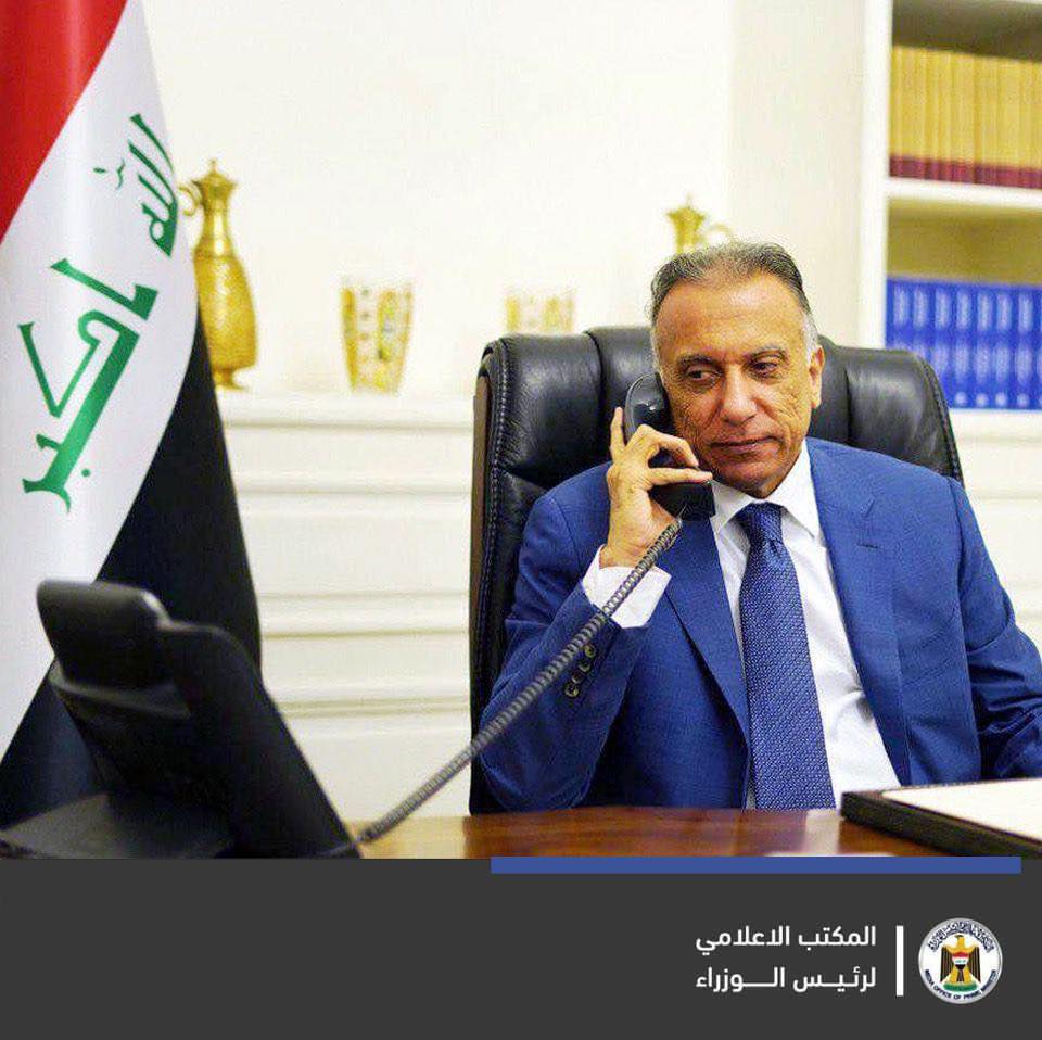 رئيس مجلس الوزراء مصطفى الكاظمي يتباحث مع رئيس الوزراء البلغاري العلاقات الثنائية بين البلدين