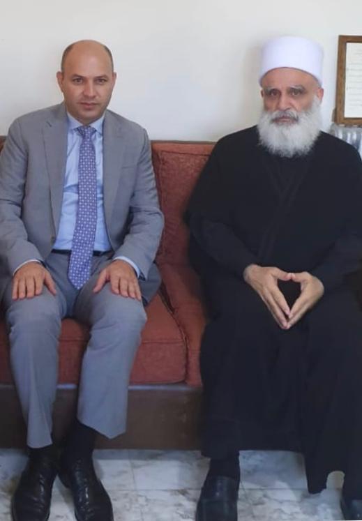 سعد حمادة في ضيافة شيخ العقل: لبحث الهموم اللبنانية وإعادة النازحين السوريين الى بلادهم