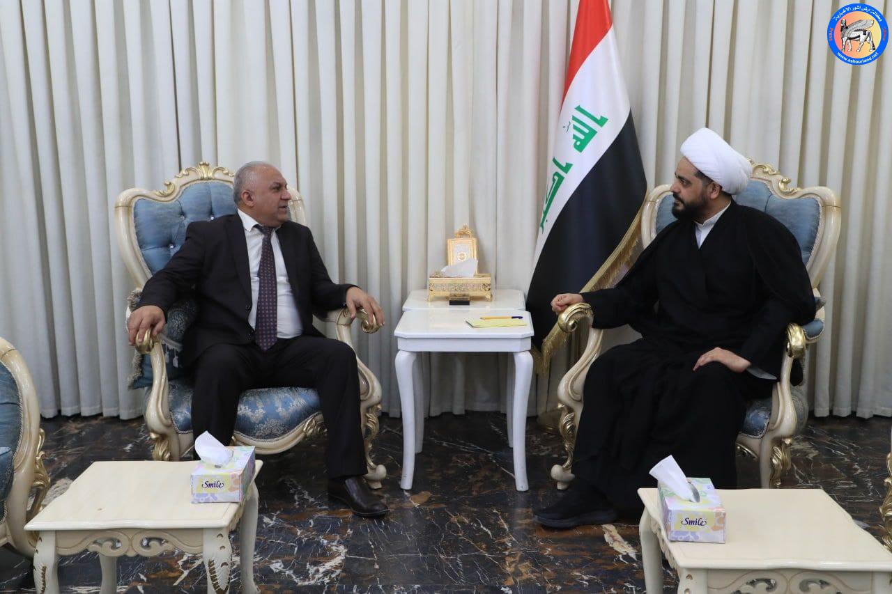الشيخ الخزعلي يستقبل النائب باسم خشان