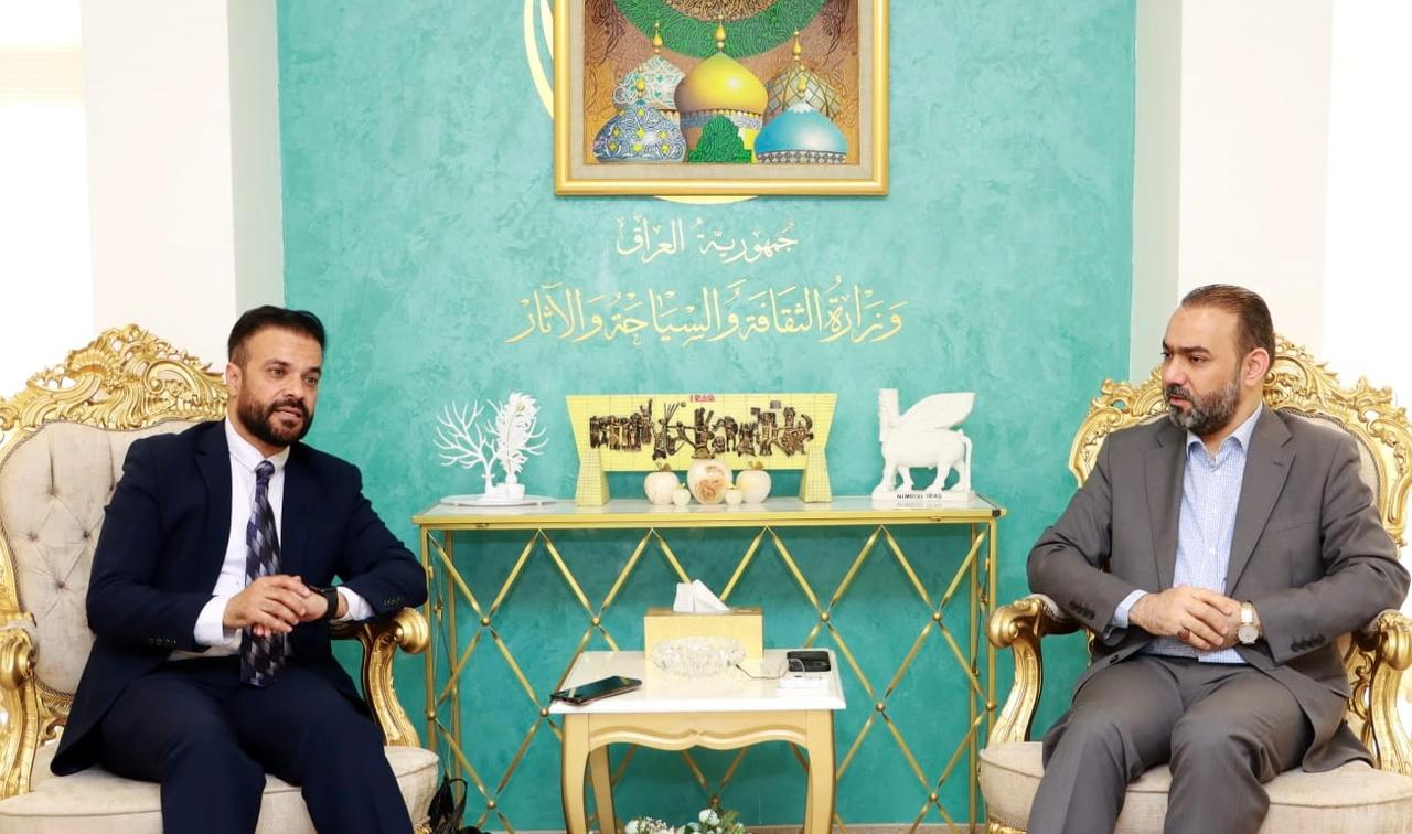 ابورغيف يستقبل الاعلامي سامي الجابري بعد رحلته الاخيرة الى الصين