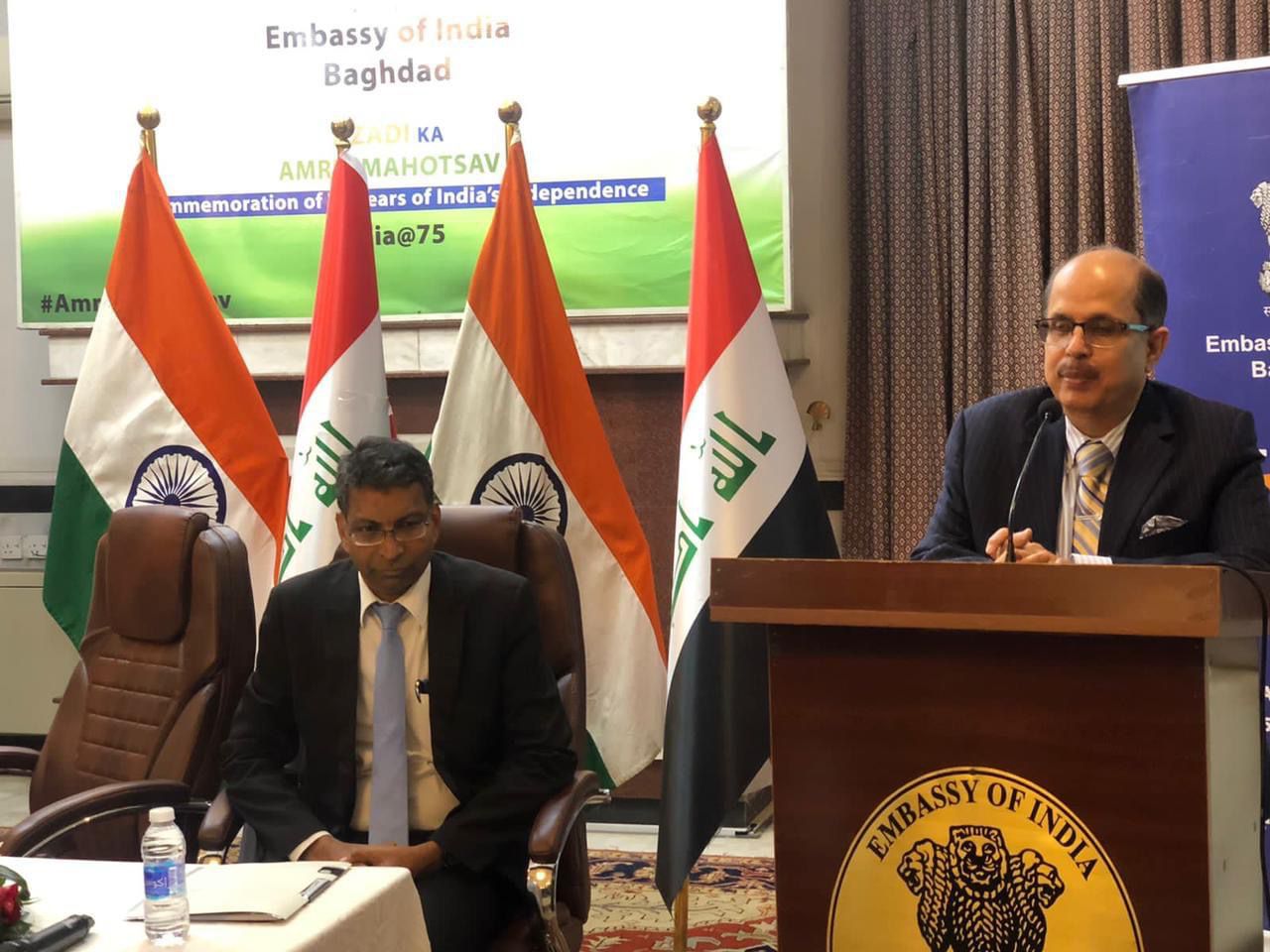 وكيل وزير الخارجية الهندي يؤكد على شراكة العلاقات مع العراق وتنويع الصناعة غير النفطية