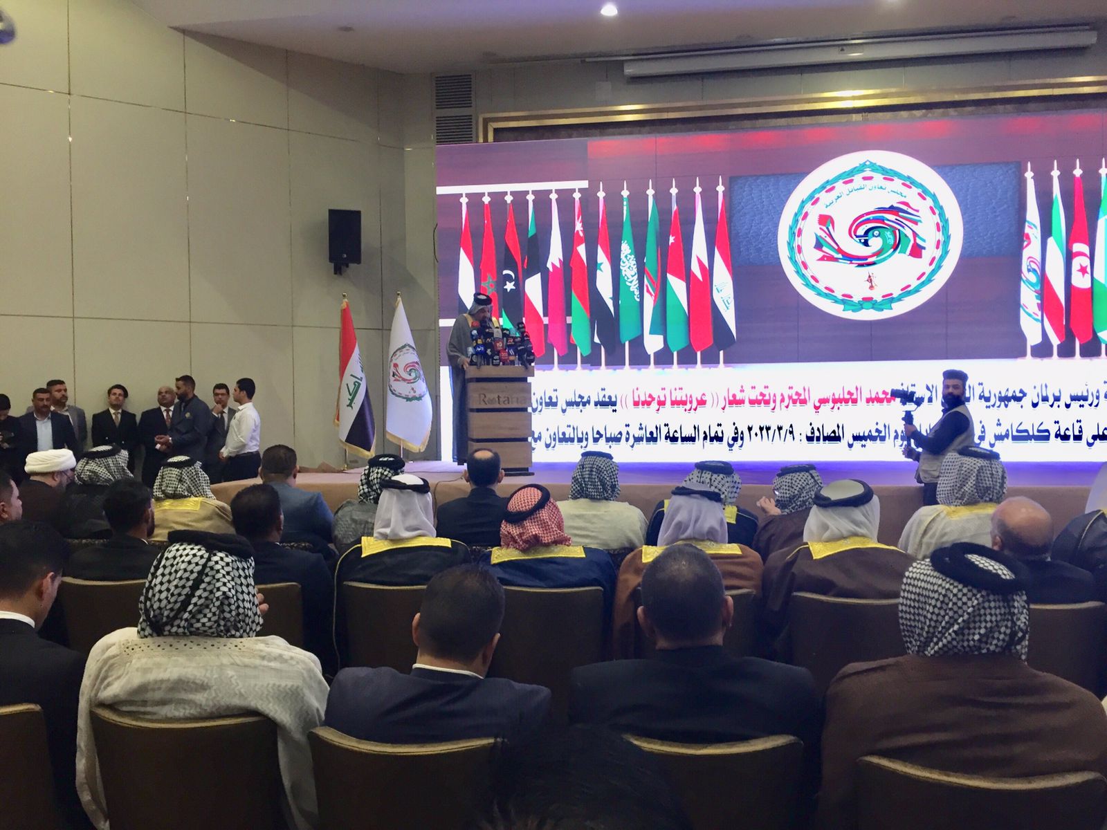 تحت شعار”عروبتنا توحدنا” مجلس تعاون القبائل العربية يعقد مؤتمرالقبائل والعشائر العراقية في بغداد