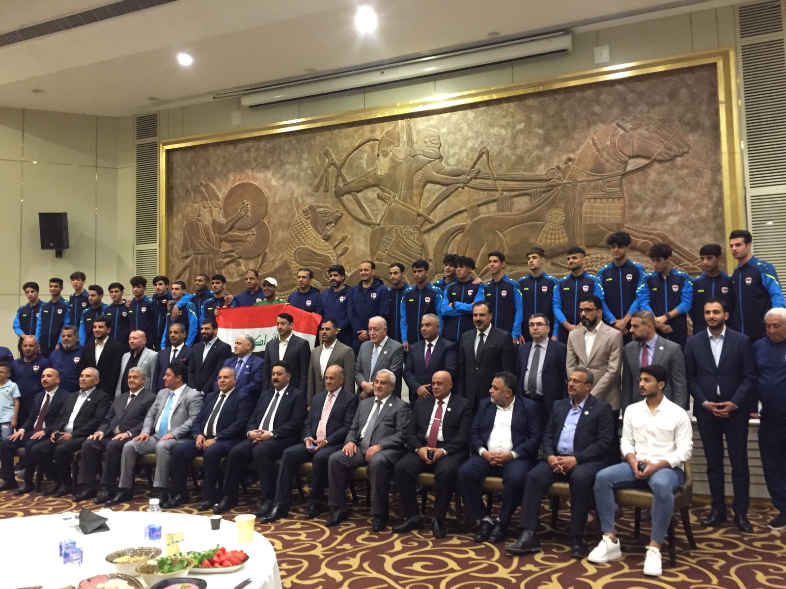برعاية امين مجلس الوزراء ..المجلس الاقتصادي العراقي يقيم احتفالية تكريمية للاعبي منتخب الشباب