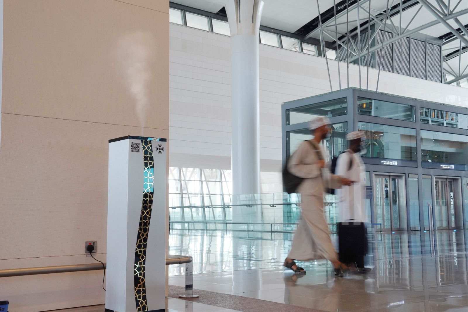 مطارات سلطنة عمان تستقبل زائريها برائحة اللبان