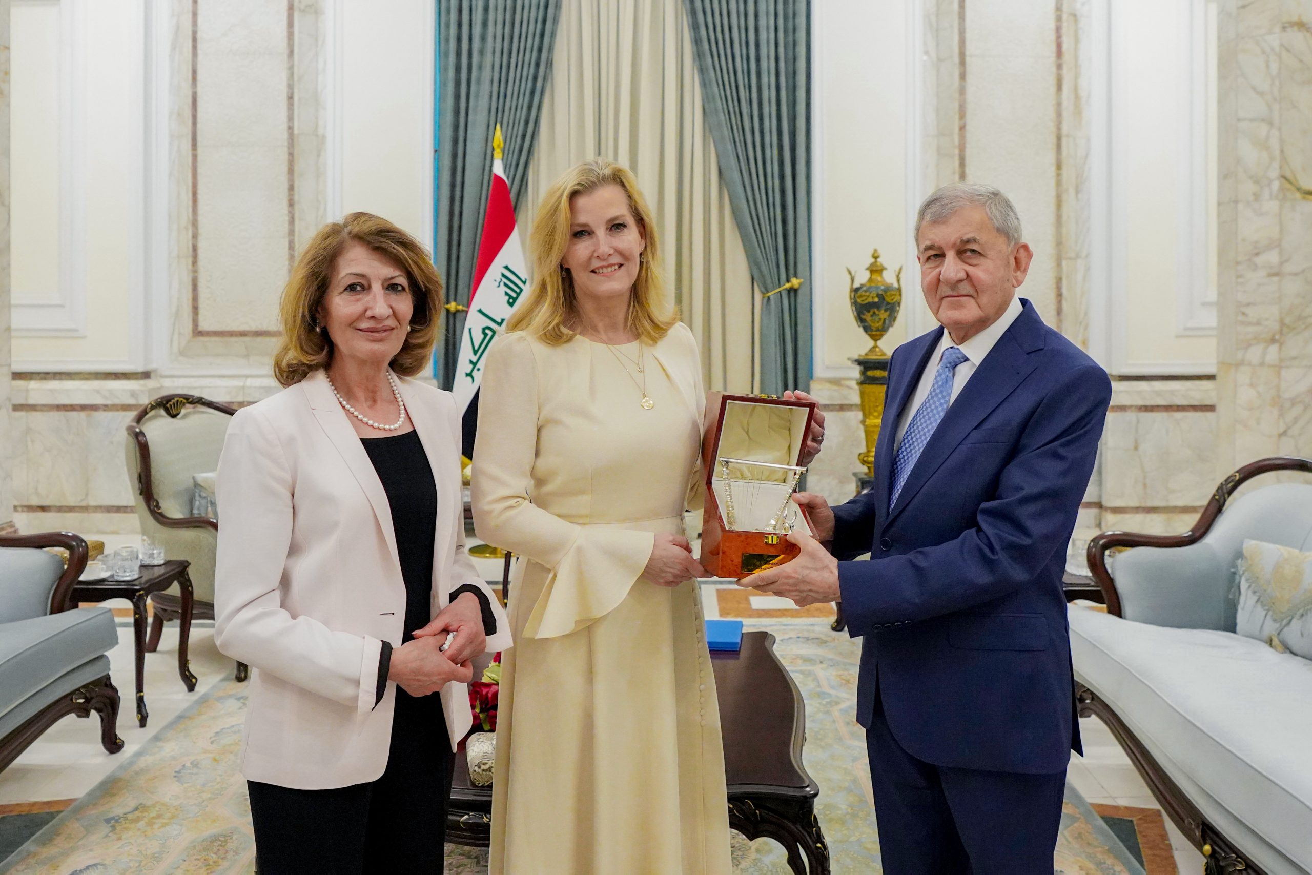 صاحبة السمو الملكي دوقة إدنبرة تزور بغداد للاطلاع عن كثب على جهود العمل على تعزيز المساواة للمرأة في العراق