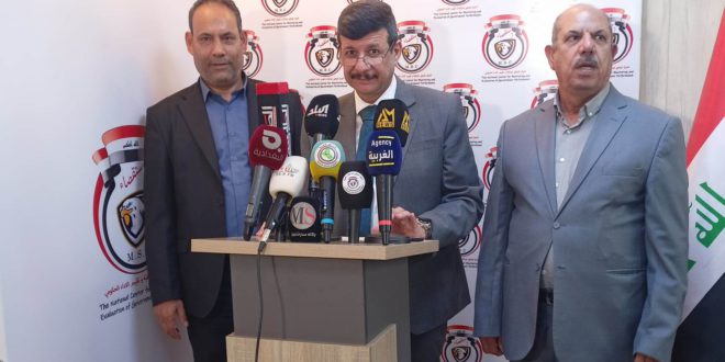 المركز الوطني للمراقبة والتقييم يعقد مؤتمراً صحفياً ويصدر بياناً يشأن دعم الاخوة السوريين في العراق ..