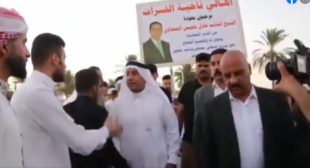 أهالي الأنبار ورموزها الكرام يستقبلون النائب عادل المحلاوي بعد عودته من الديار المقدسة وأدائه فريضة الحج