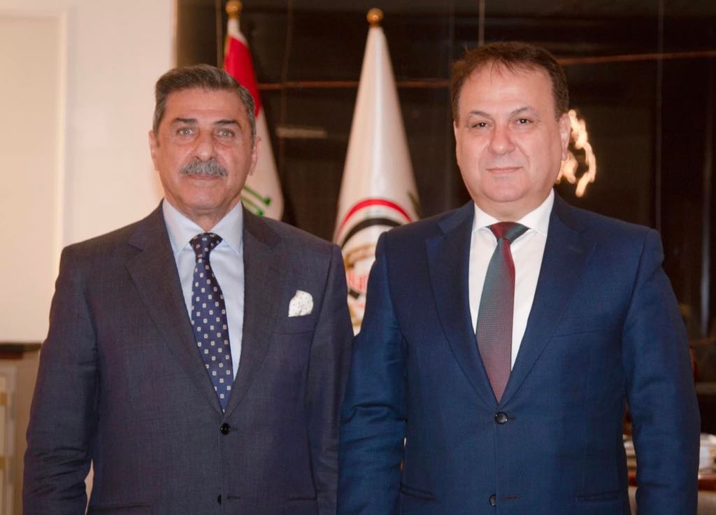 ألامين العام لحزب الإتفاق الوطني العراقي يبحث مع السفير اللبناني العلاقات الثنائية بين البلدين