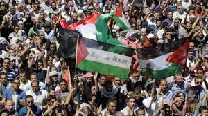 تضامنا مع غزة.. الاردنيون يطالبون بالغاء معاهدة السلام مع إسرائيل