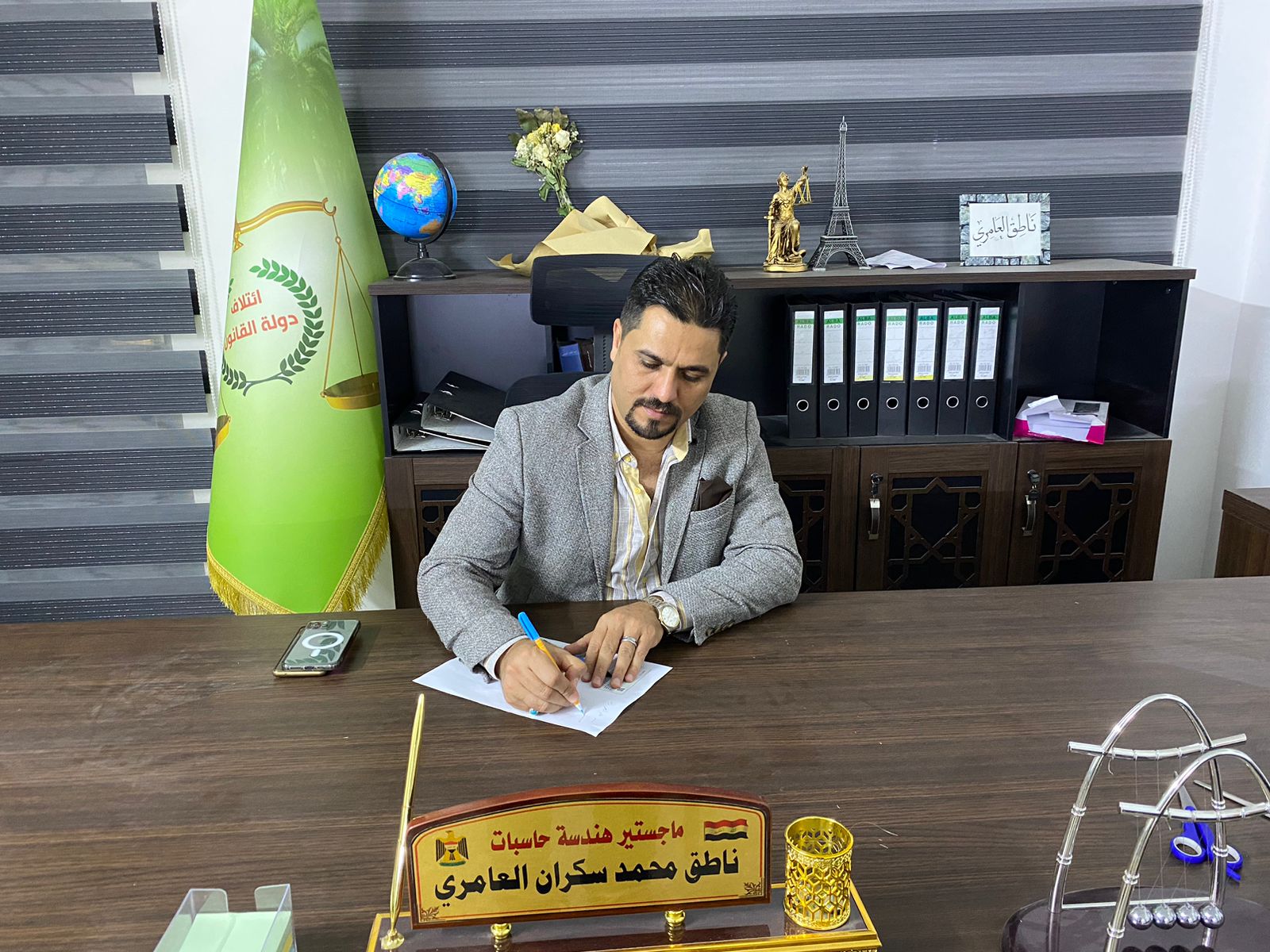 المرشح المهندس ناطق العامري يؤكد عزمه على الارتفاء بالقطاع الخاص والتعليمي والصحي وتوفير فرص العمل للشباب