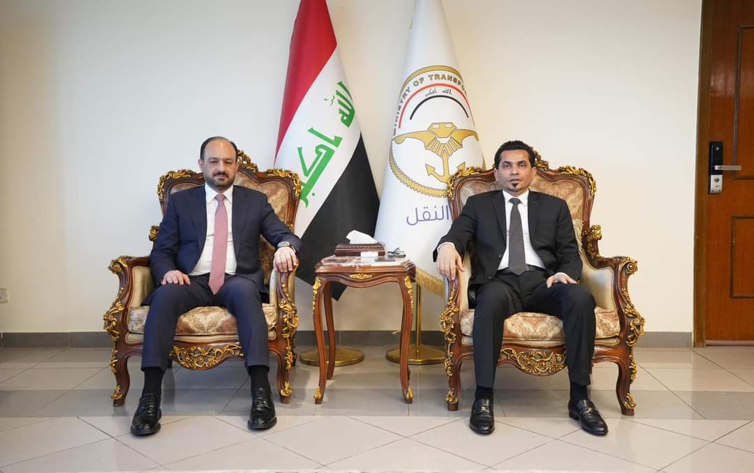 محافظ الأنبار يلتقي وزير النقل