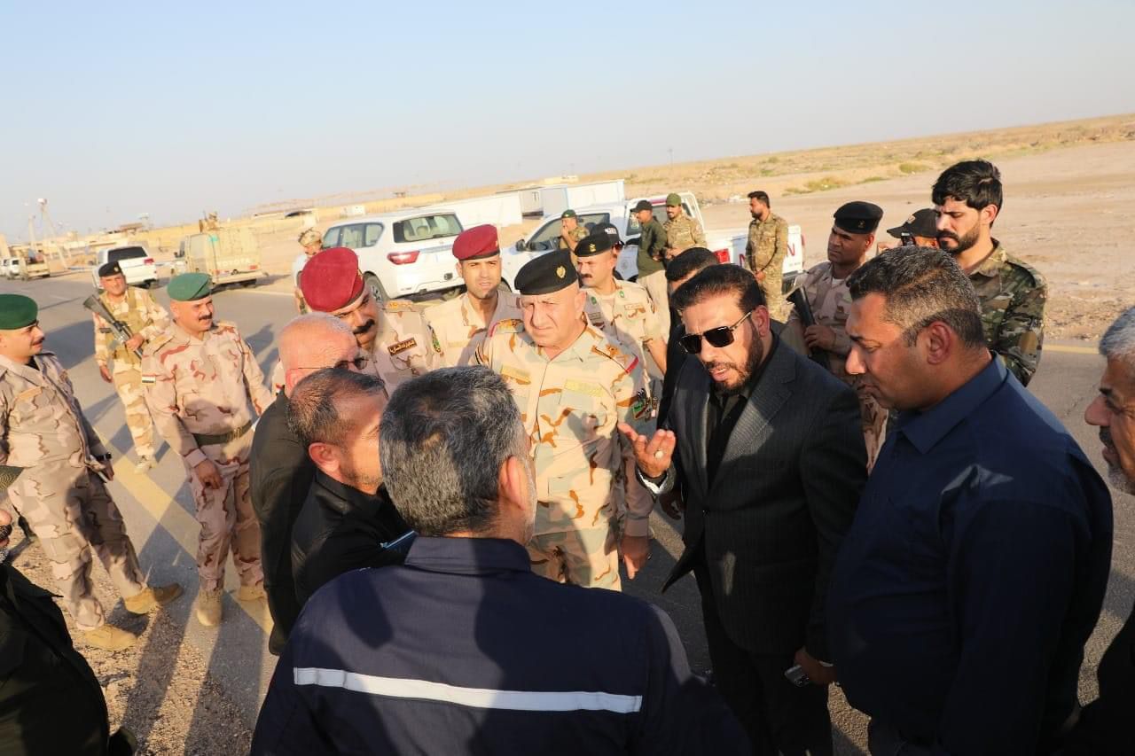 محافظ ميسان حبيب ظاهر الفرطوسي يتفقد منفذ الشيب استعدادًا لزيارة الأربعين