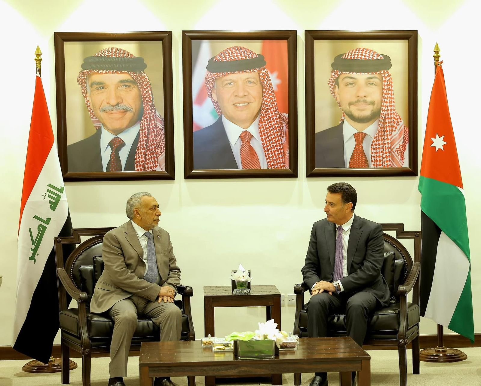 رئيس مجلس النواب ونظيره الأردني يبحثان العلاقات الثنائية وسبل تطويرها