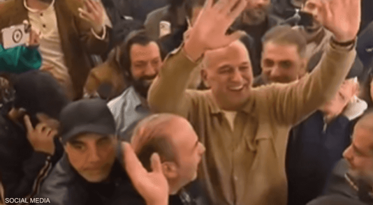 استقبال حافل للفنان جمال سليمان في سوريا