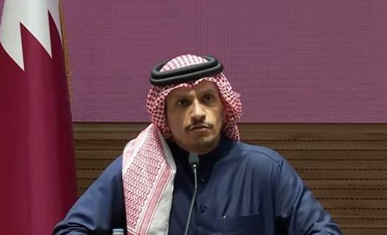 رئيس الوزراء القطري : تنفيذ وقف اطلاق النار في غزة يبدأ الاحد