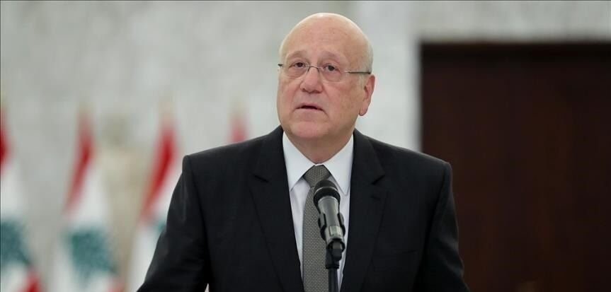 ميقاتي يطالب بوضع جدول زمني لإتمام الانسحاب الصهيوني