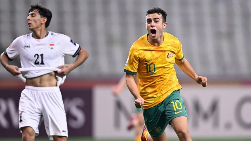 شباب العراق يودّع كأس آسيا بعد خسارته أمام أستراليا