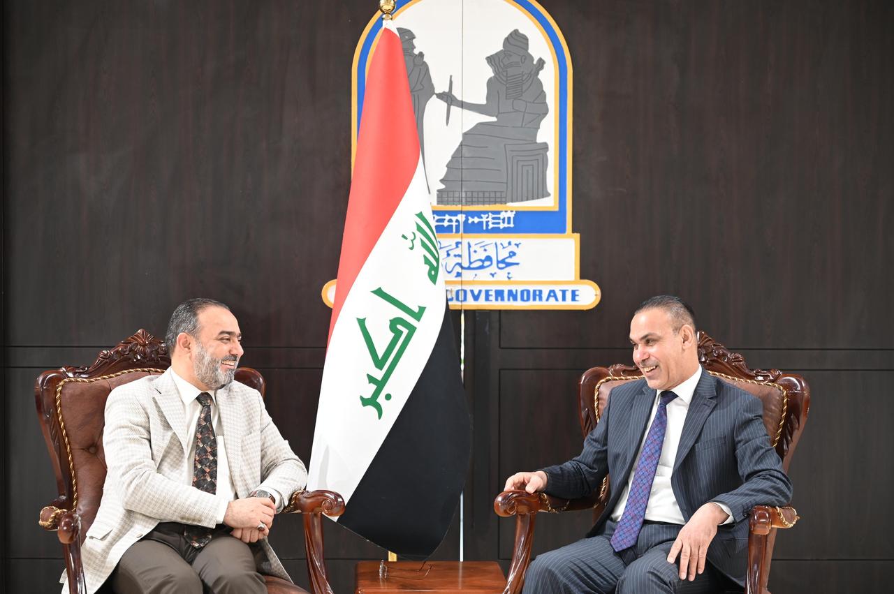 رئيس هيأة الإعلام والاتصالات يلتقي رئيس مجلس محافظة بابل ووسائل الإعلام مع انعقاد مهرجان بابل الدولي