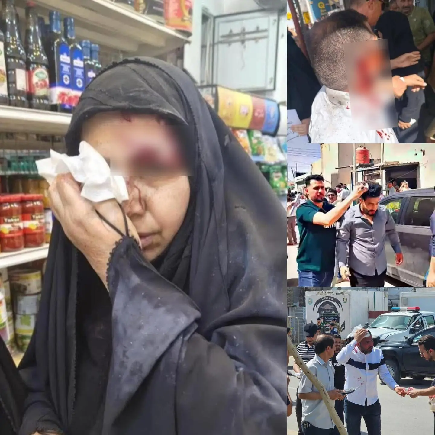 تظاهرات المعلمين في ذي قار تواجه بالعنف من الاجهزة الامنية