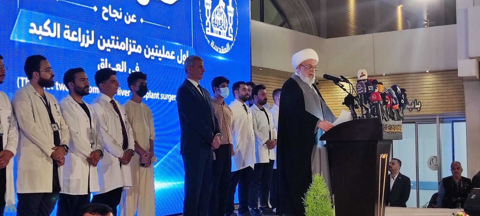 الشيخ الكربلائي يعلن نجاح عمليتين لزراعة الكبد في مستشفى زين العابدين بكربلاء المقدسة
