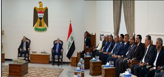 النجيفي ونخبة من السياسيين والوجهاء يؤكدون أن إجراءات السيطرة على السلاح خارج إطار الدولة تسير بطريقة أقل جدية مما هو مطلوب