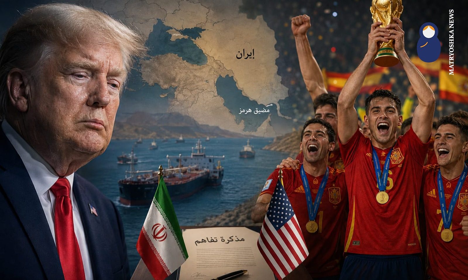 بعد فوز إسبانيا بكأس العالم.. هل يرضخ ترامب لمذكرة التفاهم