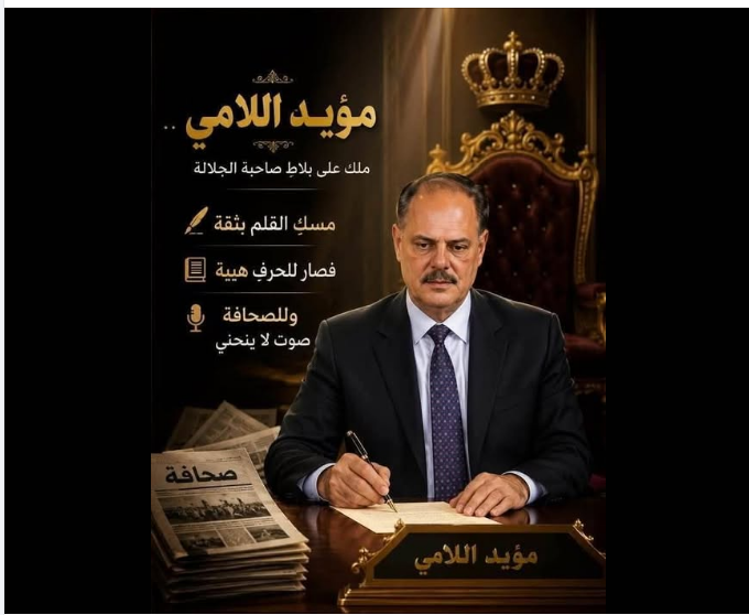 مؤيد اللامي.. نار على علم.. تضيء بريق قصور صاحبة الجلالة
