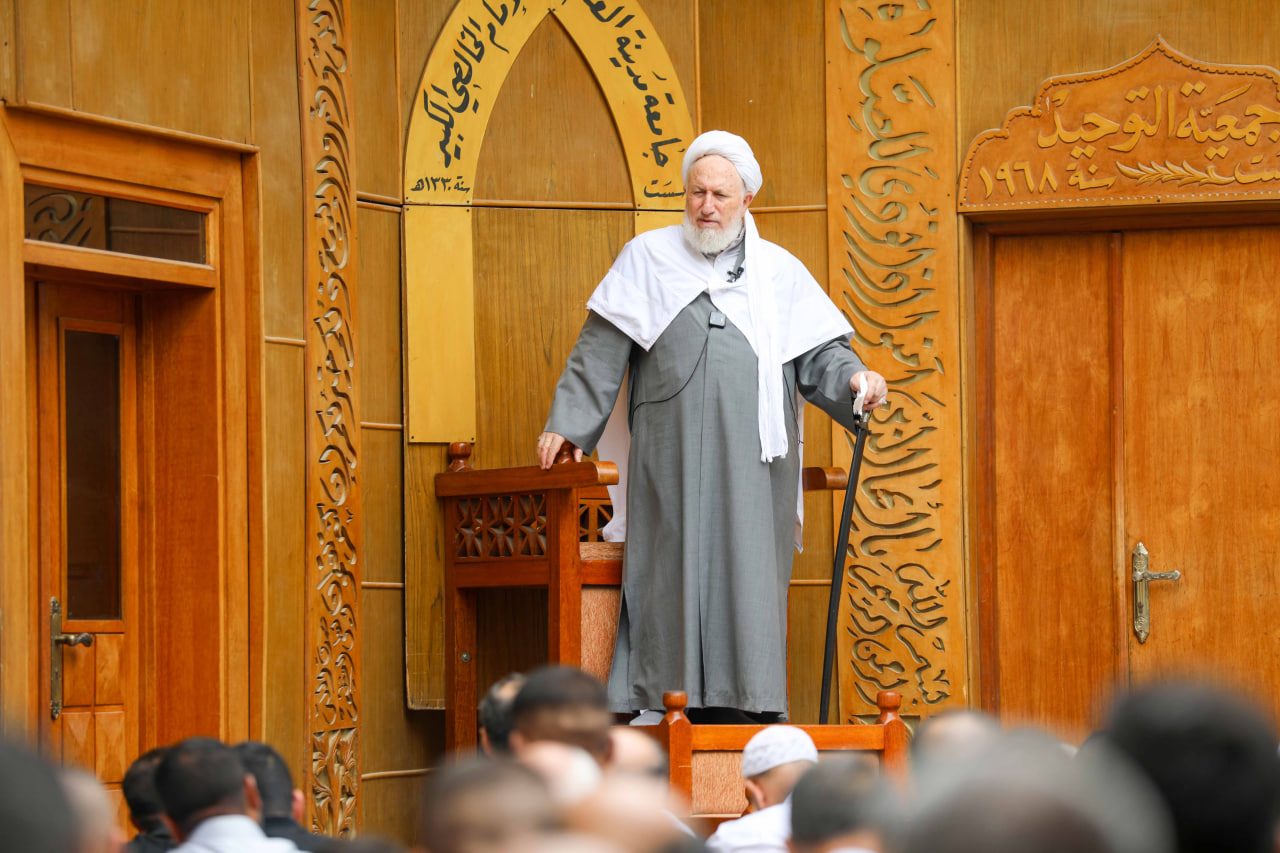 المرجع الخالصي يسائل الحكومة عن سيادة الأجواء العراقية ويحذّر من استهداف إيران من خلال خرق الأجواء العراقية ويدعو العلماء لحراك واعٍ ويؤكد أن وحدة الأمة ضرورة لمواجهة العدوان